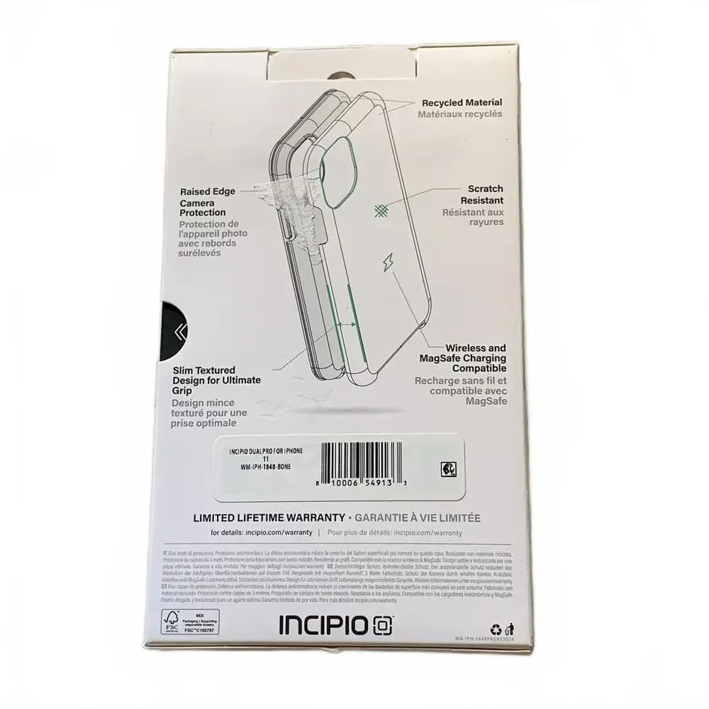 Incipio DualPro Protective iPhone 11 Case - White